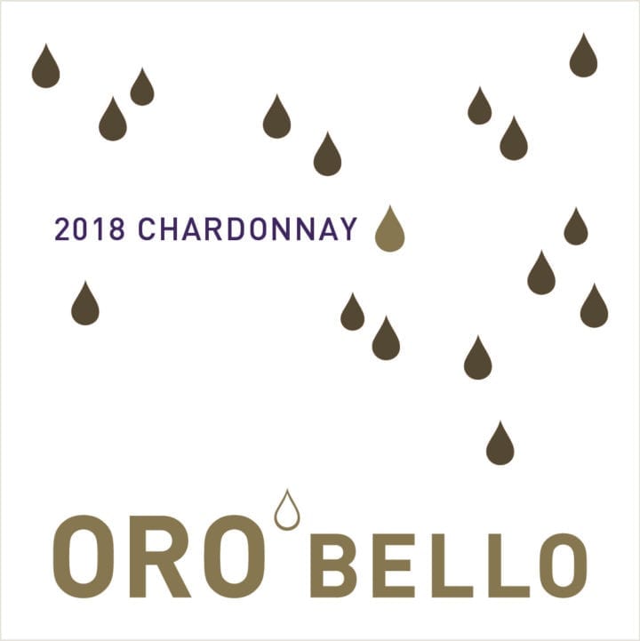 Oro Bello Chardonnay 2018 label front