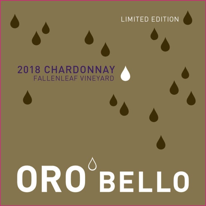 Oro Bello Fallen Leaf Chardonnay Label