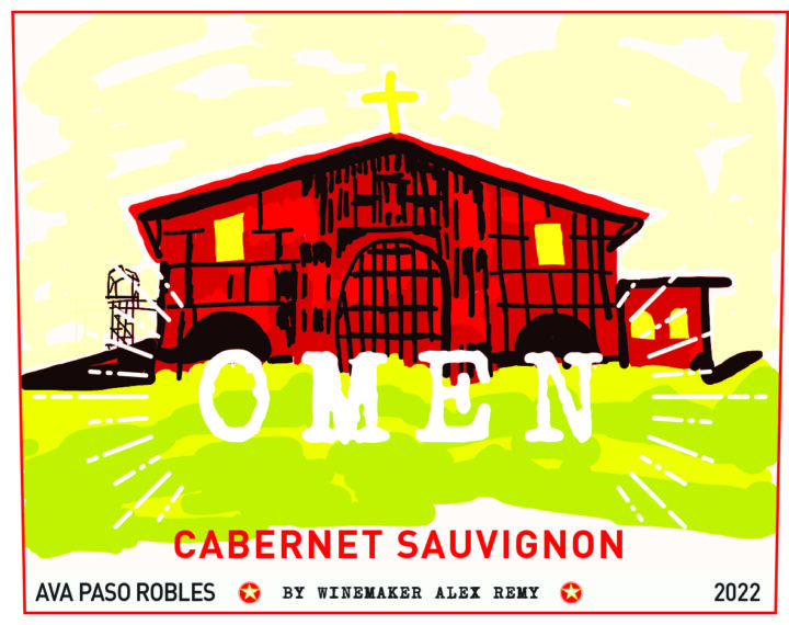 2022 Omen Cabernet Sauvignon Front Label